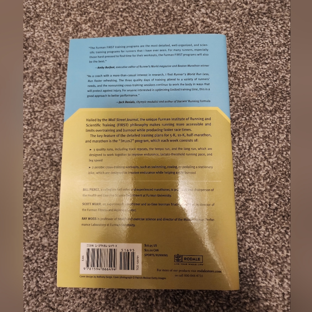 Run Less Run Faster Book - Picture 2 of 2